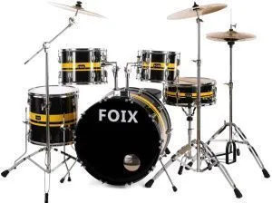 Foix LH-21H25 Барабанная установка, черная/желтая.