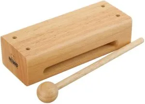 NINO21 Тон-блок деревянный с колотушкой.