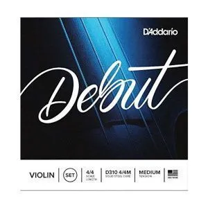 D'Addario D310-4/4M Debut Комплект струн для скрипки 4/4, среднее натяжение.
