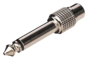 Soundking CC301 Переходник (разъем переходной) 1/4" (6,35мм), моно, штекер - RCA, гнездо.