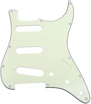 Musiclily MX1148IV Защитная накладка для электрогитары, Fender Stratocaster, 3 слоя, слоновая кость.