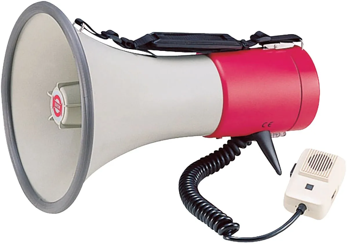 Show ER-56S Мегафон с выносной микрофоном и сиреной. 