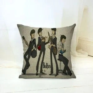 Чехол на декоративную подушку. The Beatles 523215002832/2. Хлопок. Размер 45 х 45 см.