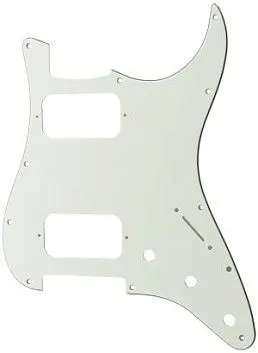 Musiclily MX2248AW Защитная накладка для электрогитары Fender Stratocaster HH, 3 слоя, белая.