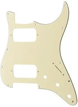 Musiclily MX2248CM Защитная накладка для электрогитары Fender Stratocaster HH, 3 слоя, кремовая.