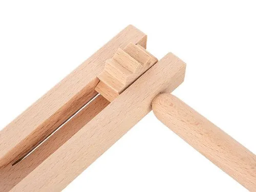 Fleet FLT-G20-1 Трещотка-вертушка деревянная неокрашенная, 14х14,5 см.