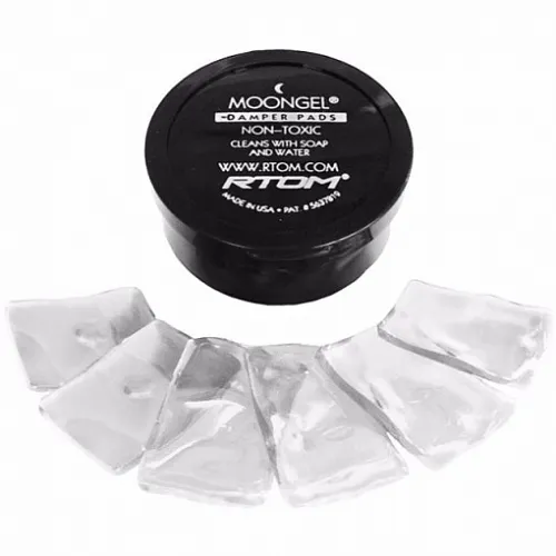 RTOM Moongel Damper Pad Clear Гелевые пластинки для демпфирования ударных инструментов.