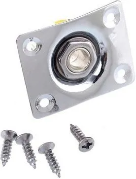 Musiclily M198 Выходной разъем электрогитары с накладкой, Les Paul style, хром.