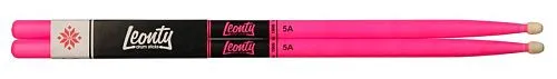 Leonty LFP5A Fluorescent Pink 5A Барабанные палочки, розовые.