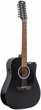 JET JDEC-255/12 BKS Электроакустическая гитара 12-струнная.