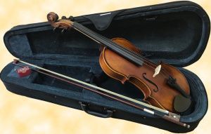 Hans Klein HKV-4 HP 1/4 Скрипка в комплекте: кейс, смычок, канифоль.
