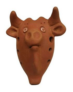 Мастерская Никифорова MN-OSS-14 Окарина средняя сувенирная Бычок.